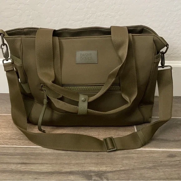 Dagne Dover Wade Olive Green Diaper Bag - Picture 3 of 3